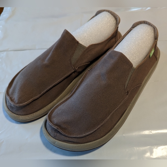 Sanok Brown Mens Flats, Size 12 - Picture 1 of 7